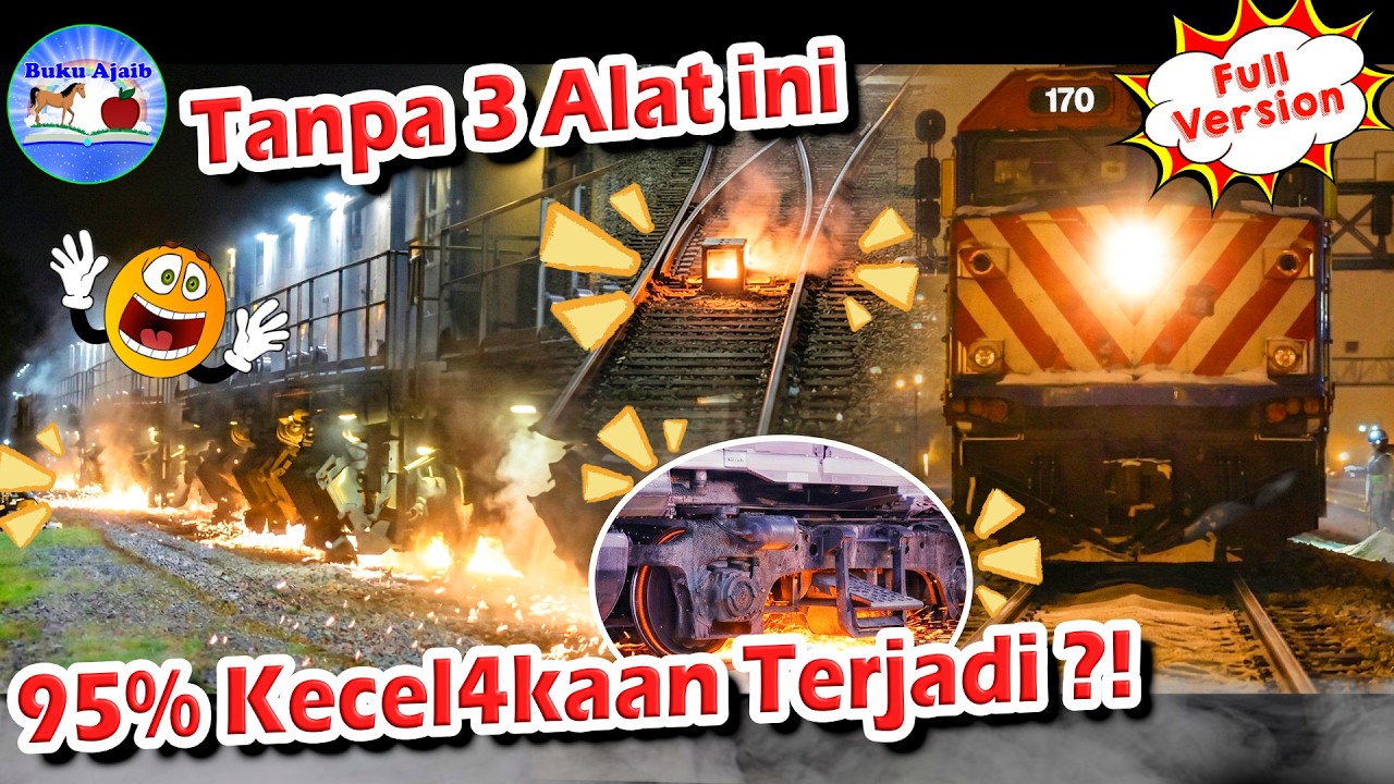 Tanpa 3 Alat ini Kemungkinan Kecel4kaan Kereta Bisa Terjadi - Full Version|Sekilas Info | Buku Ajaib