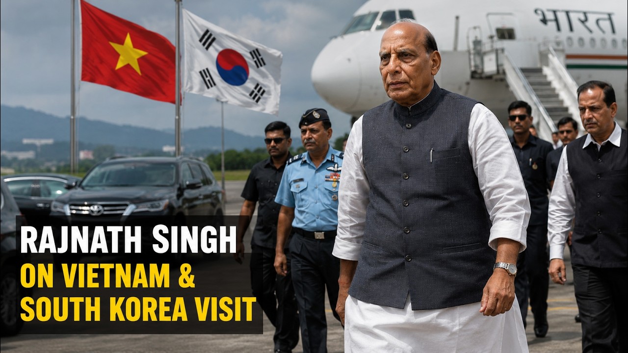 Defence Minister Rajnath Singh Embarks on Strategic Vietnam and South Korea Visit