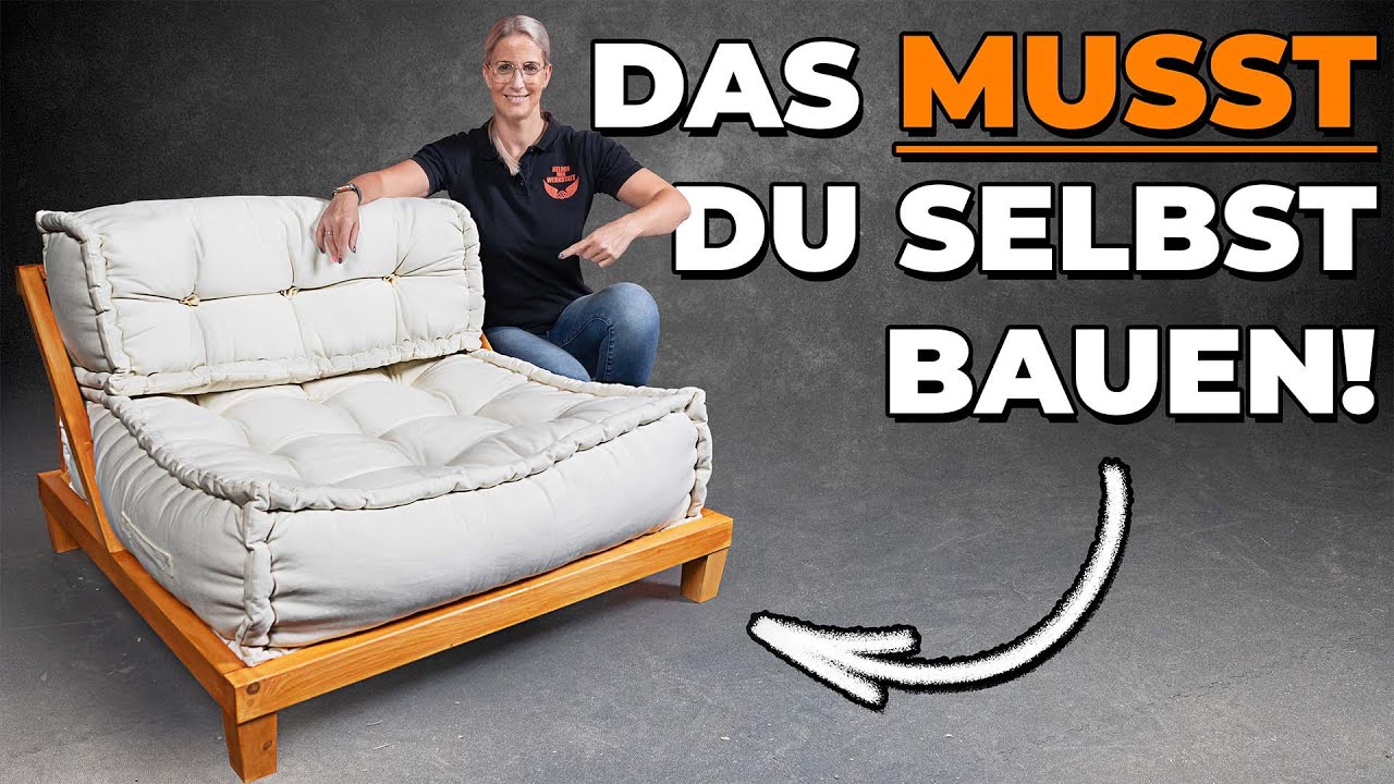 Für deine Lounge der perfekte Sessel. Wie einfach das zu bauen ist, zeigt dir heute unser Azubi!
