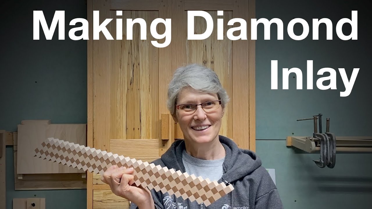 Making Wood Inlay - Diamond Pattern
