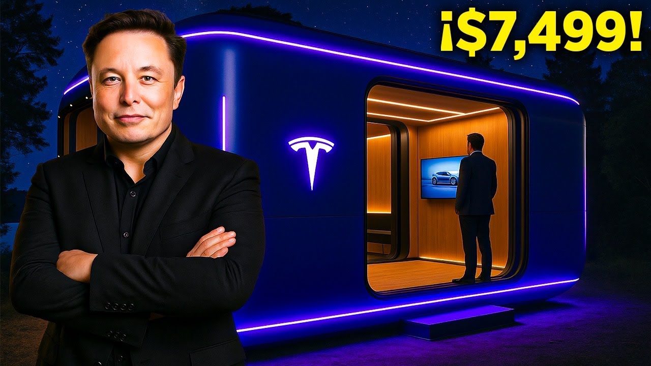 &iexcl;Revoluci&oacute;n en Viviendas! Descubre la Nueva Tesla Tiny House Sostenible por solo $7,499!