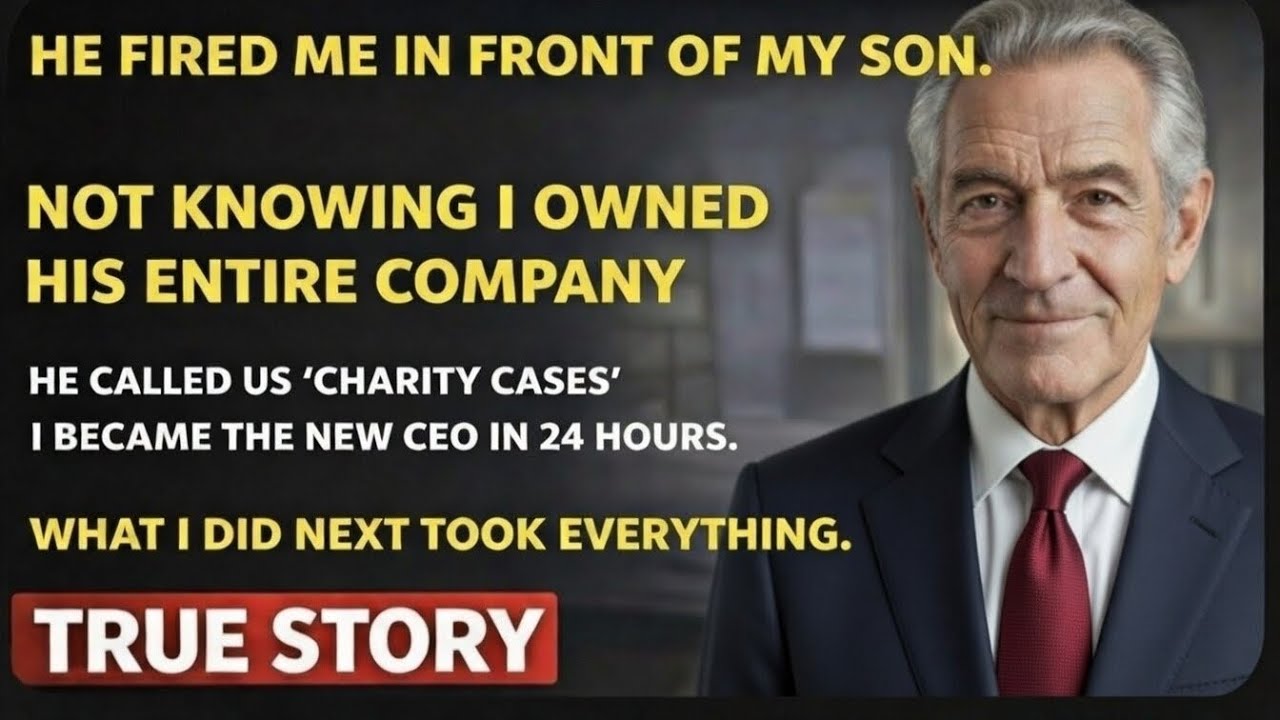 My boss Humiliated Me in Front of My Son—The Next Day, I Became His Boss.