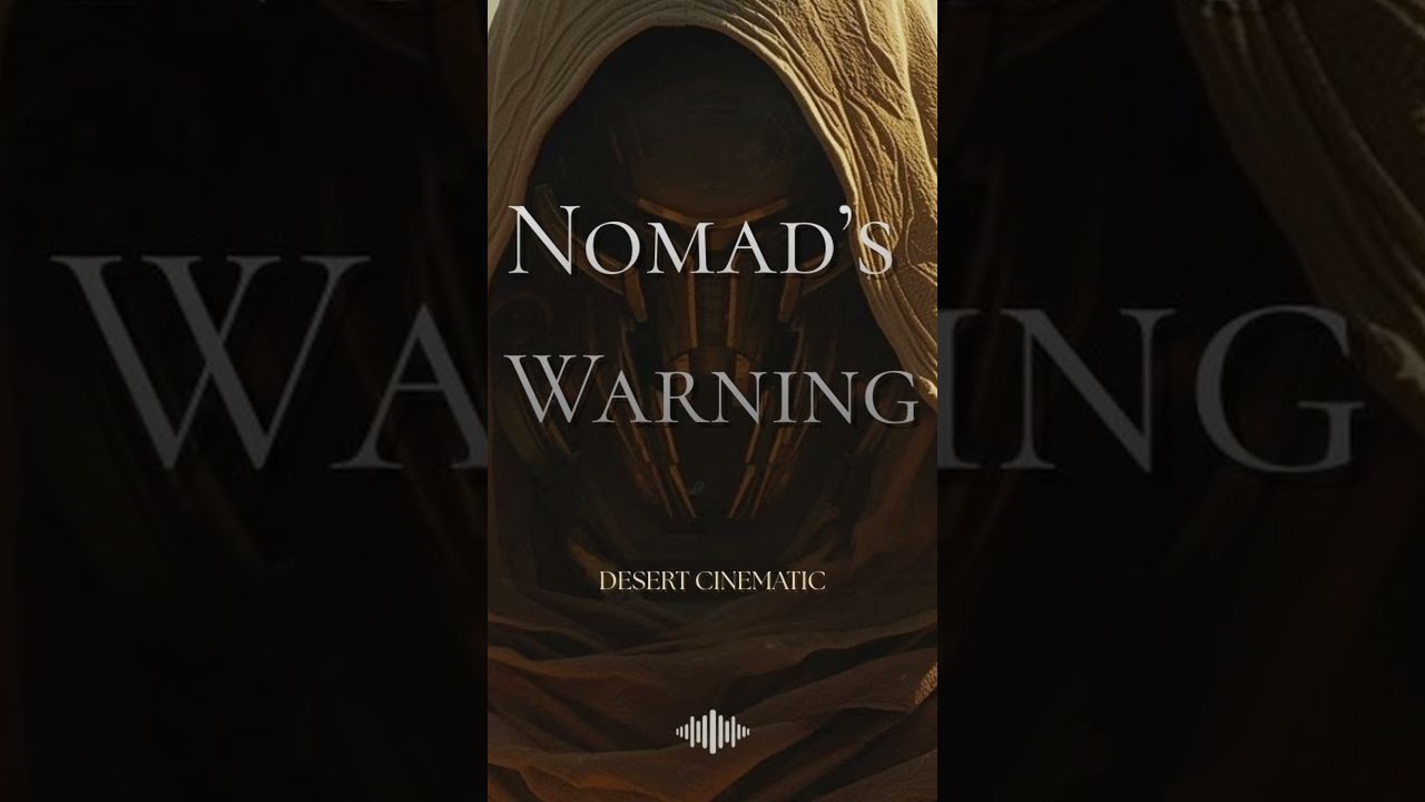 Nomad’s Warning — dark cinematic tension, rising and relentless.