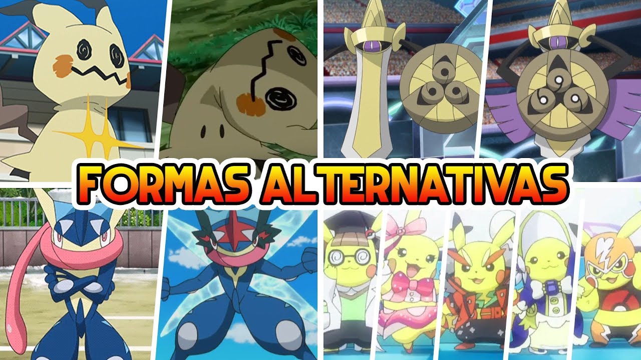TODOS OS POKÉMON CAPAZES DE MUDAR DE FORMA!!