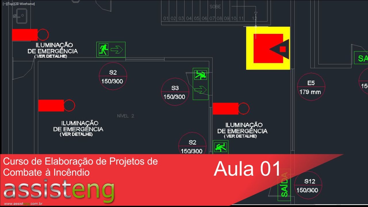 Projeto de Combate a Incêndio - Passo a Passo - Aula 01
