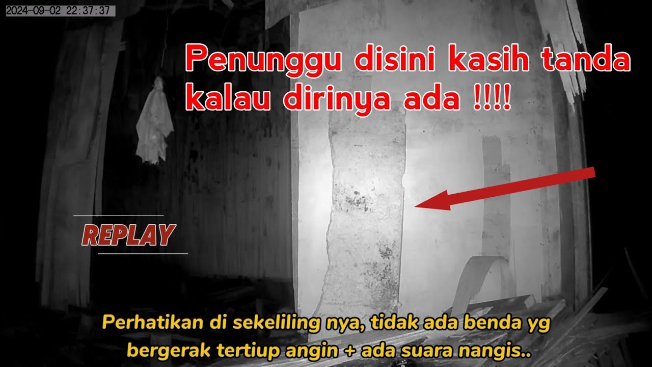 Eskperimen cctv di tempat angker || awalnya tidak percaya tempat ini angker !!