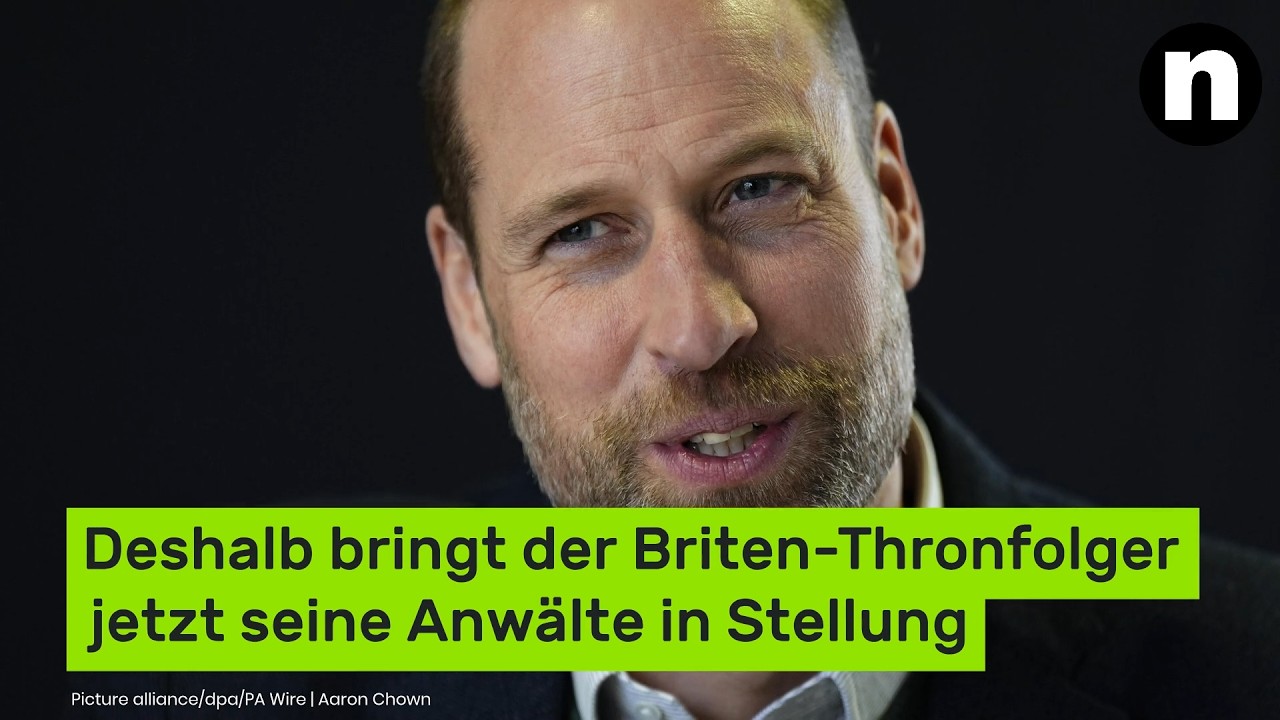 Prinz William empört: Deshalb bringt der Briten-Thronfolger jetzt seine Anwälte in Stellung