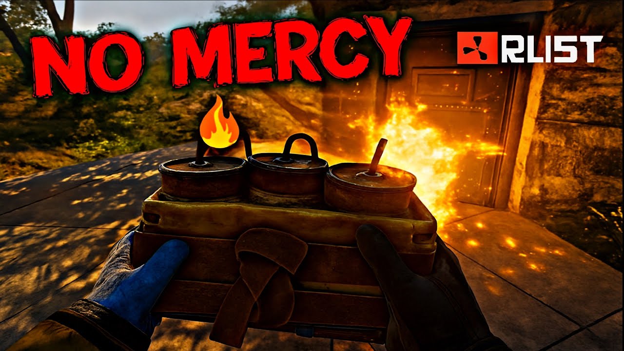 حاولت اريد بيت صغيره وهذا الي صار 😱 #rust solo