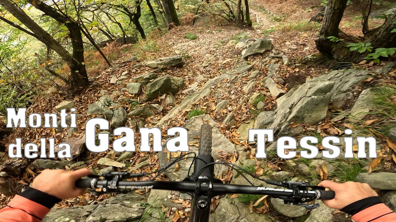 Monti della Gana bei Locarno Tessin MTB