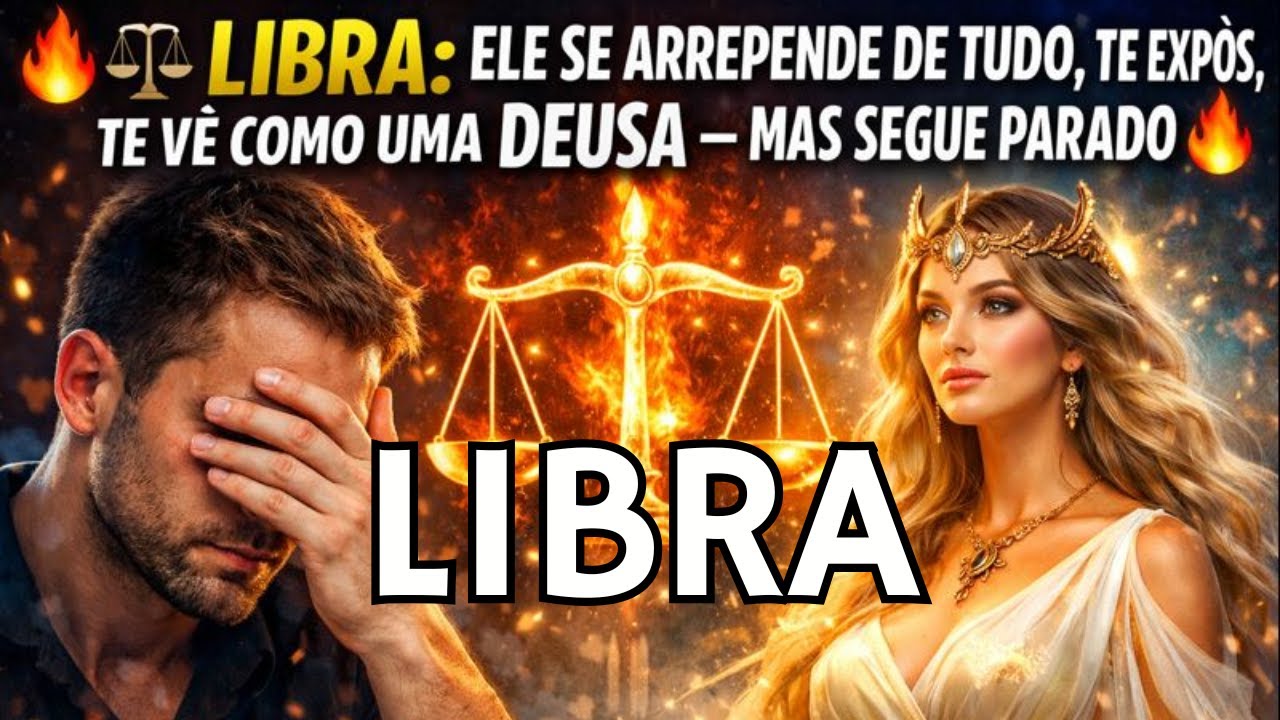 ♎ 🔥 LIBRA: ELE SE ARREPENDE DE TUDO, TE EXPÔS, TE VÊ COMO UMA DEUSA⚖️🔥