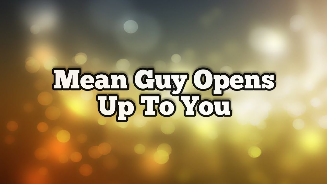 Mean Guy Opens Up To You ~ ASMR Audio Roleplay [M4A] [Gender Neutral]