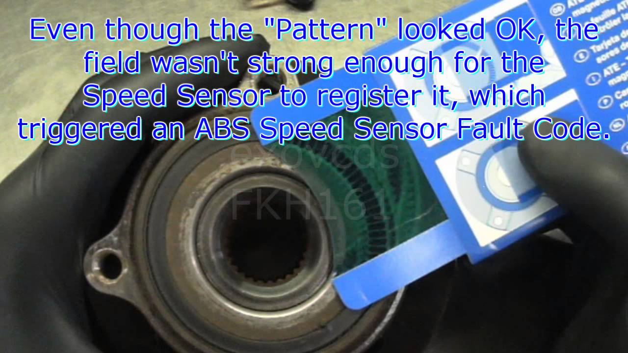 Magnetic Field Tester for ABS Diagnosis or Wheel Bearing Installation