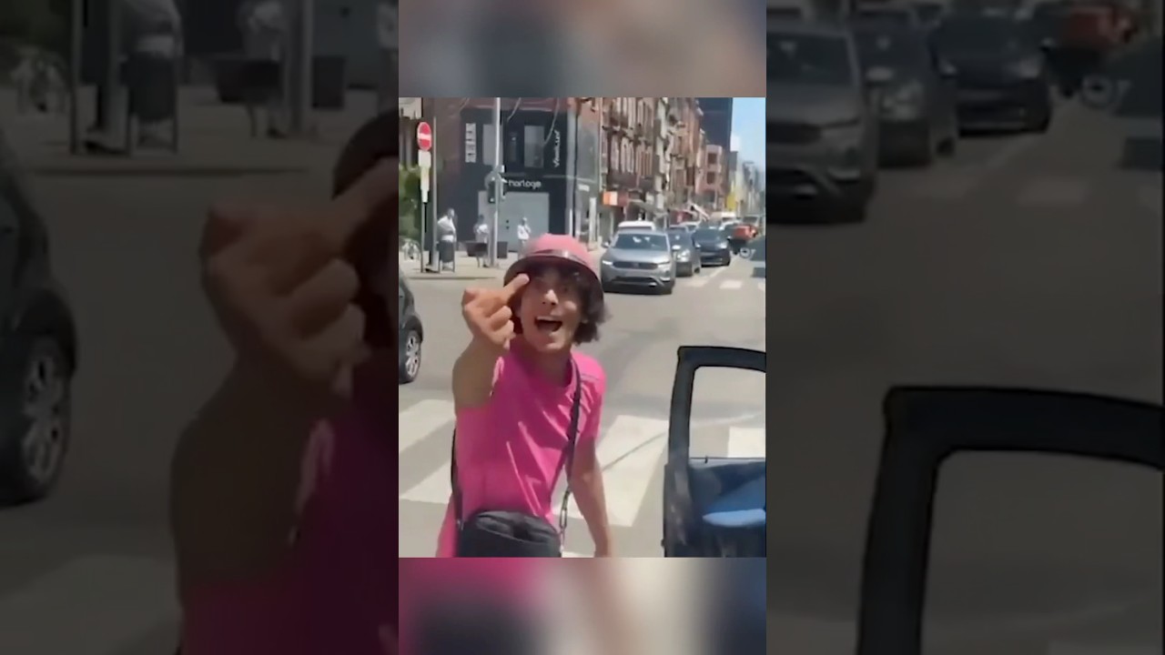 Итальянские дорожные ярости мгновенно получают карму