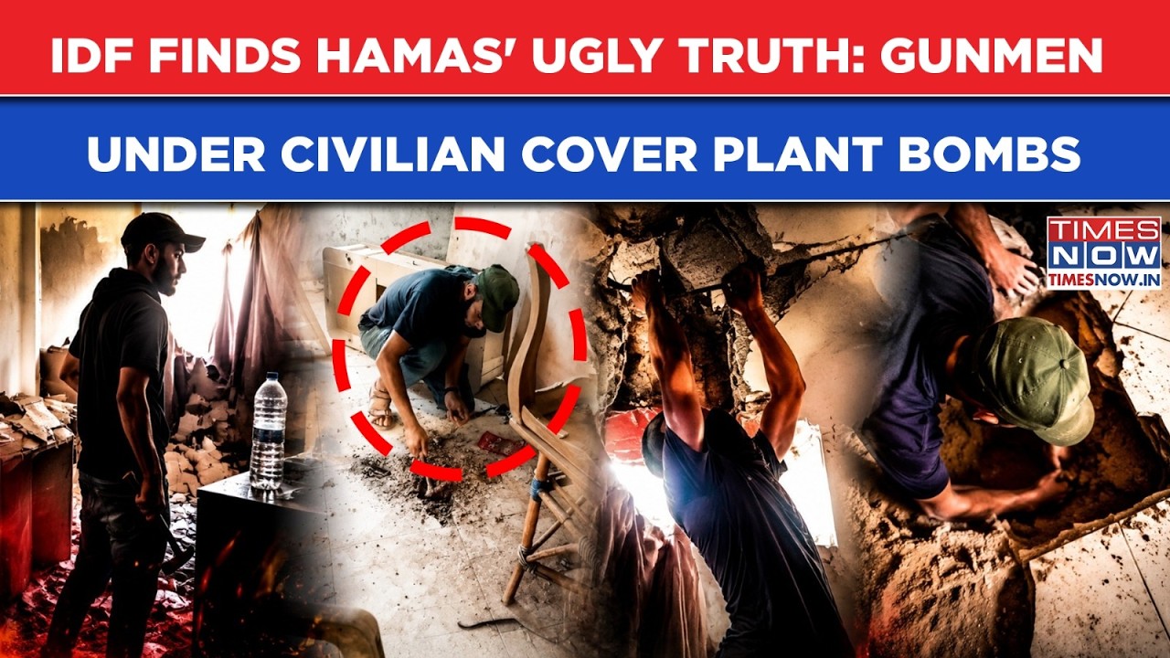 IDF Finds Hamas' Ugly Truth: Gaza Terrorists In Civilian Clothes Seen Planting Explosive Devices