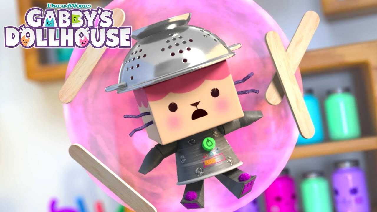 Unsticking the Tricky Bubbles 😻🪄| GABBY'S DOLLHOUSE