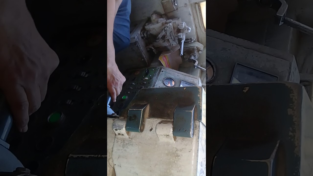 سواقه القطار المصري من الداخل