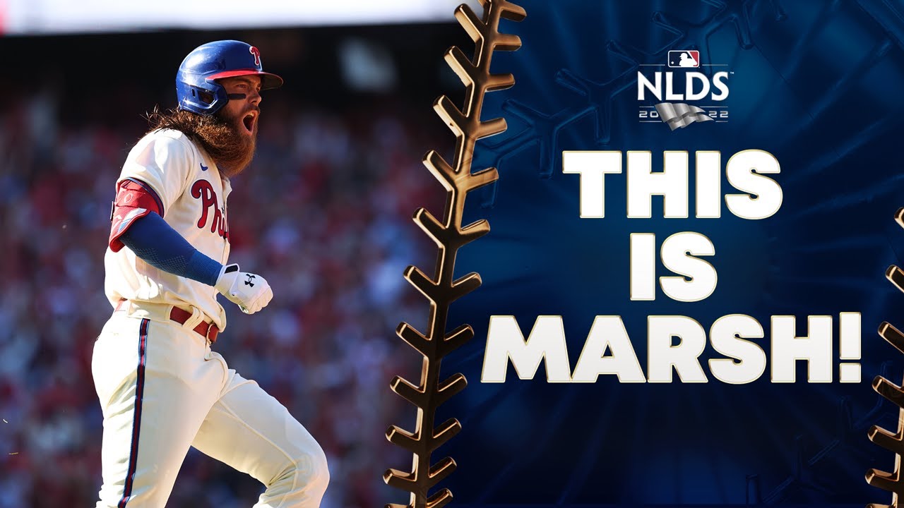 Marsh Madness! Pandemonium in Philadelphia as Brandon Marsh CRUSHES 3-run home run!