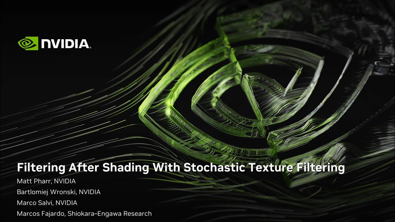 I3D'24 Technical Paper: Filtering After Shading with Stochastic Texture Filtering