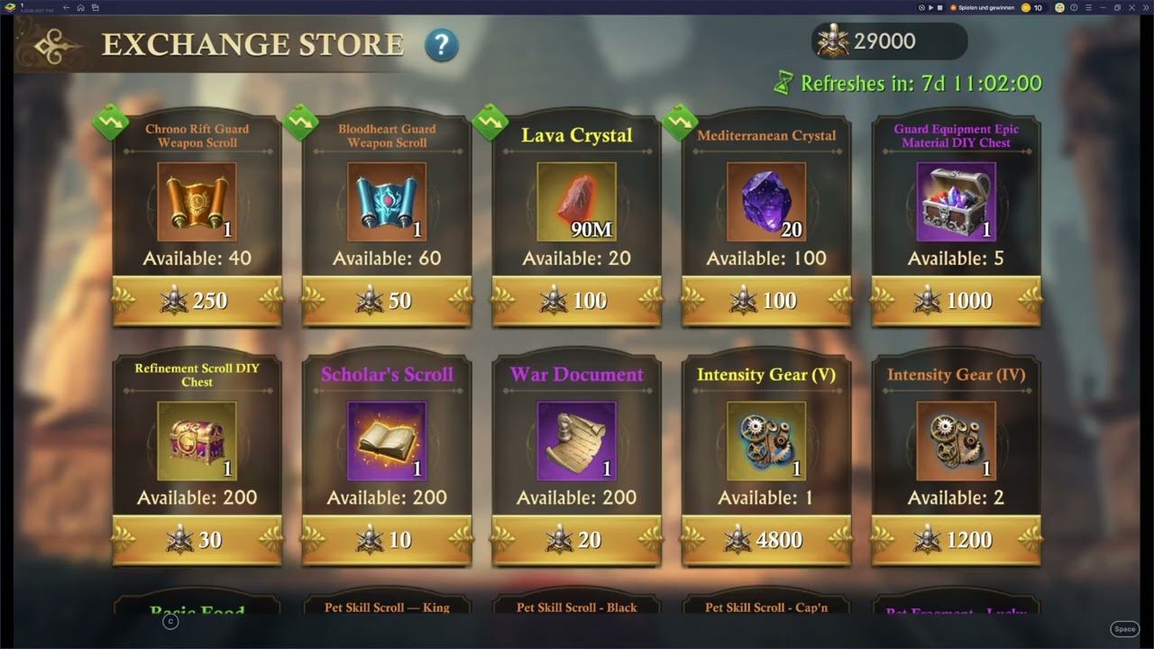 Dream Emporium Feb´26 - Day 7: Guard Weapons, Equipment, Gold Consumption Rebate and Airship Upgrade