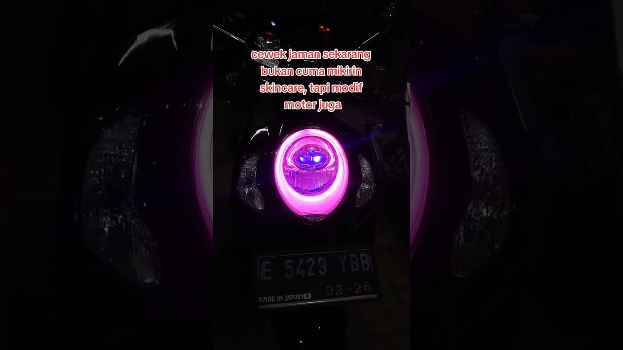 lampu alis Scoopy donat new. #shorts