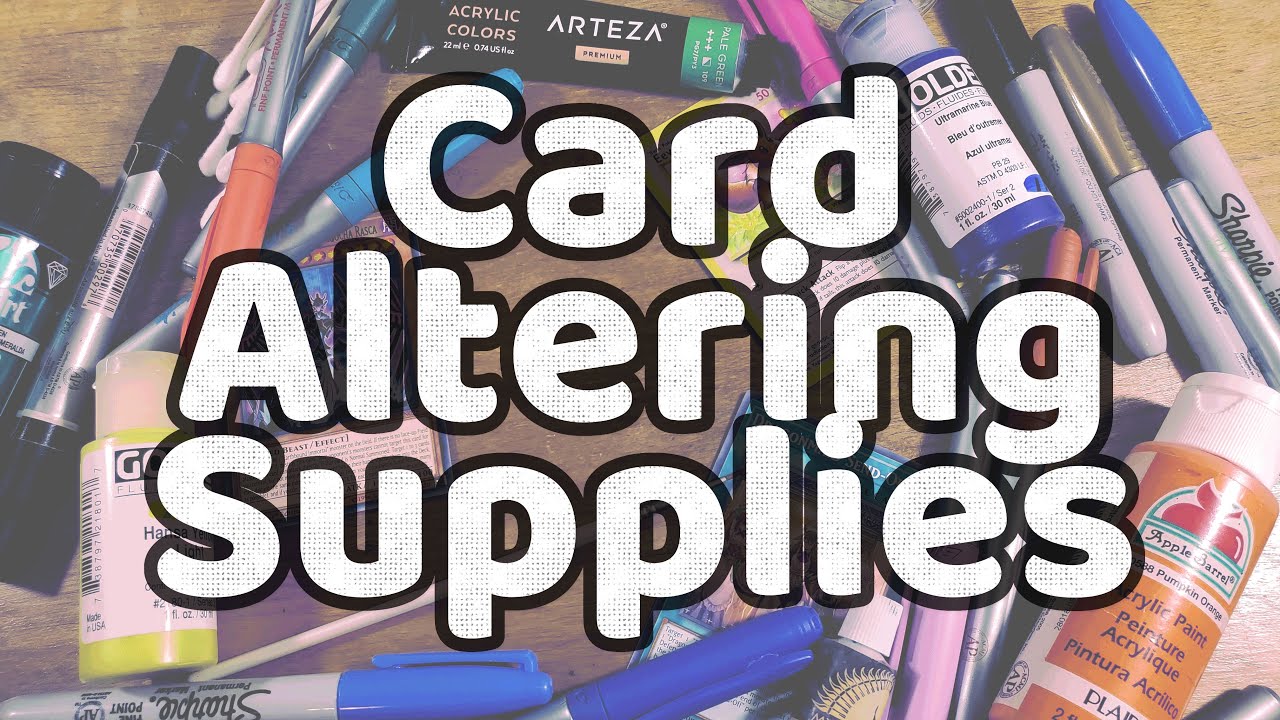 Everything you need to alter your Yugioh or Pokemon cards (and then some)