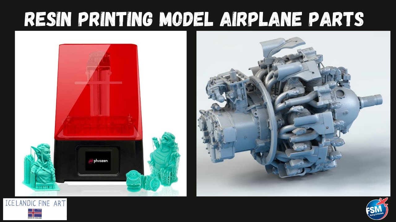 Phrozen 3D Printer for Model Airplane Parts