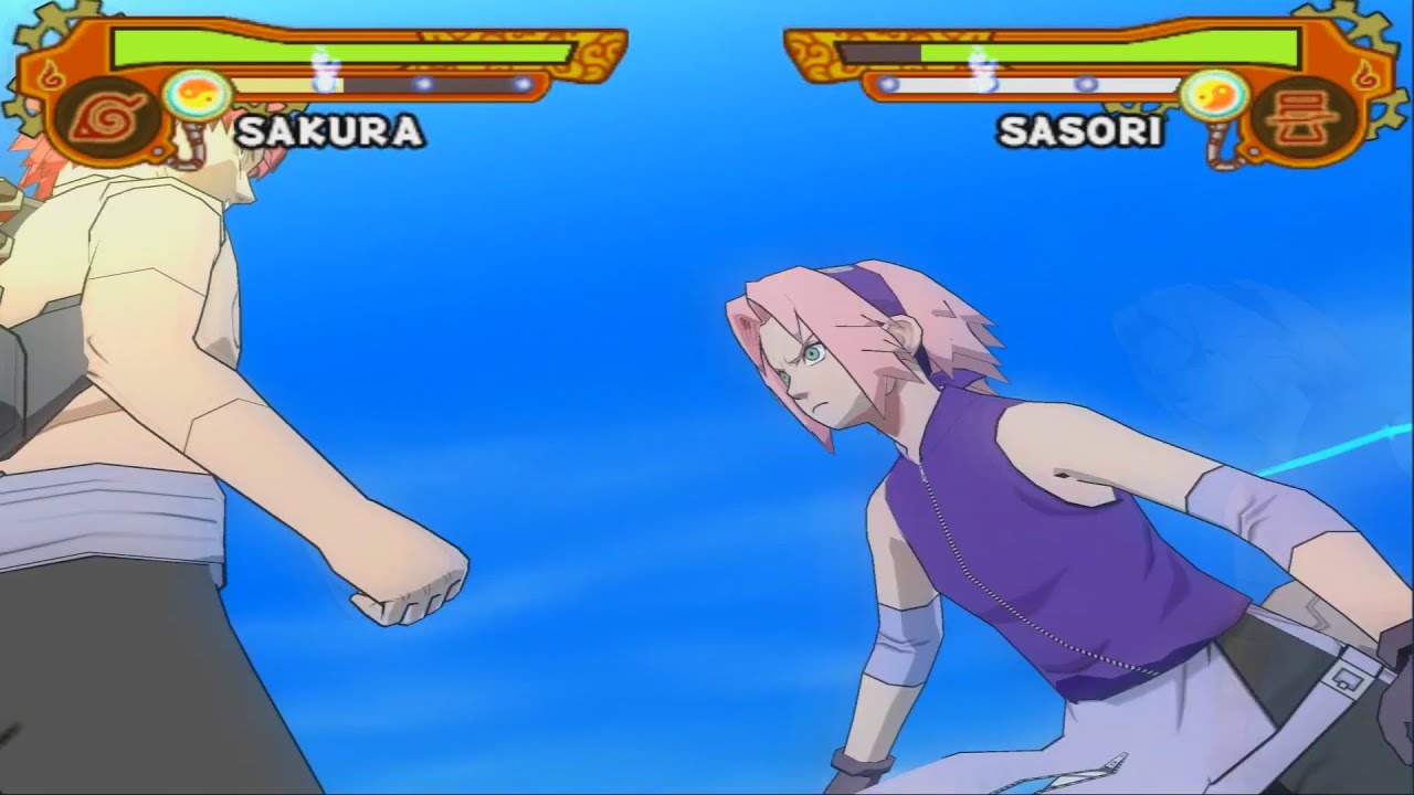 {Sakura Vs Sasori (Todas as Formas)} Naruto Shippuden Ultimate Ninja 5