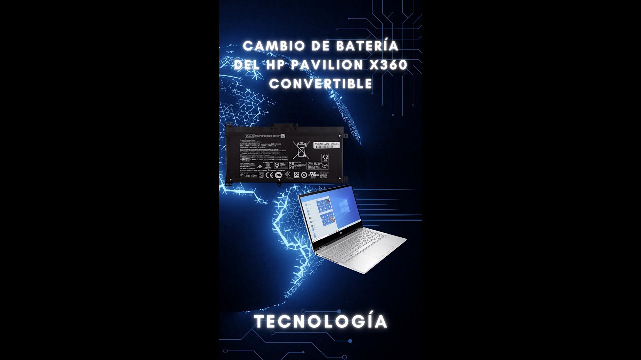 Cambio de la batería de un HP Pavilion x360 convertible 14 ba0xx Series