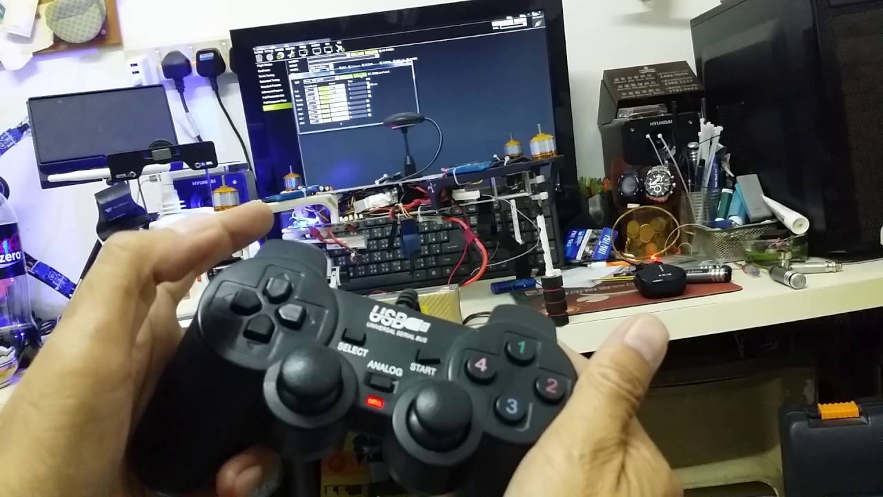 高端航模pixhawk完成機.joystick in mission planner 用打機手掣搖控。