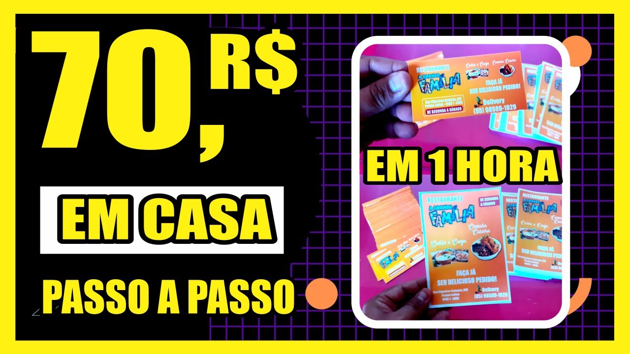GANHE 70 REAIS EM 1 HORA COM UMA EPSON TRABALHANDO EM CASA