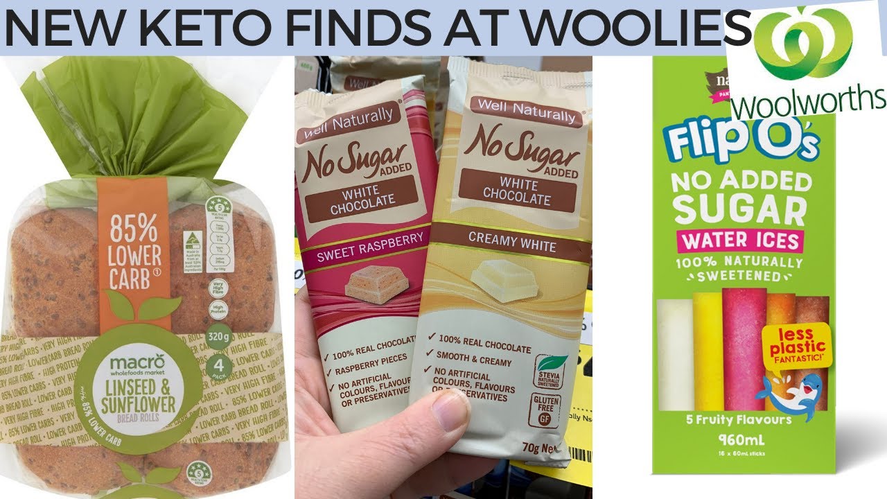 Woolworths keto grocery haul - new keto products Australia!