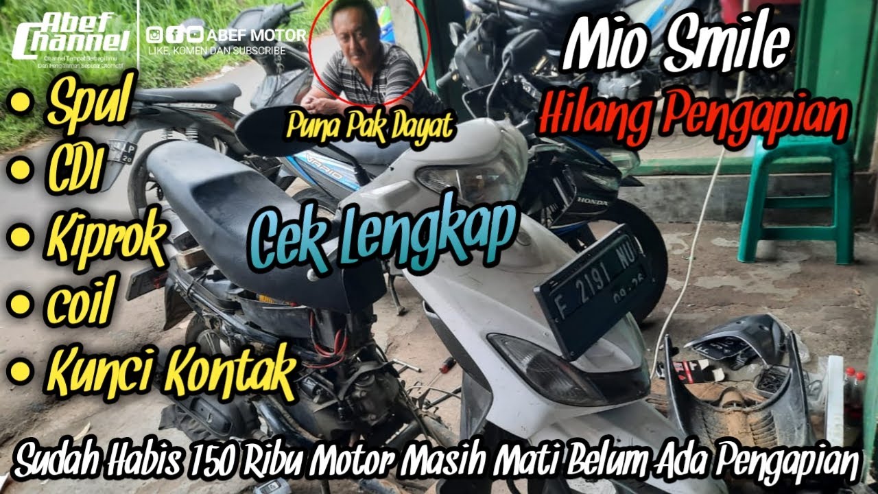 CARA MENGECEK JALUR KELISTRIKAN MOTOR YAMAHA MIO KARBU ‼️