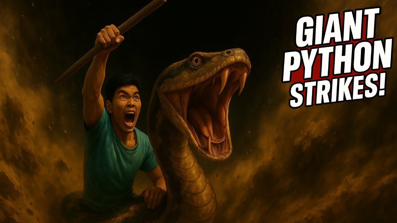 GIANT PYTHON FOUND 20m Underground! 😱 Hunters Risk Everything