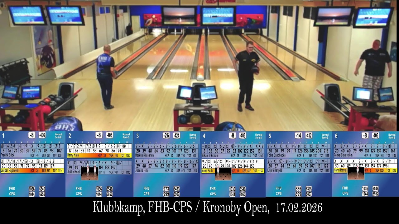 Kronoby Bowlinghall Live Stream
