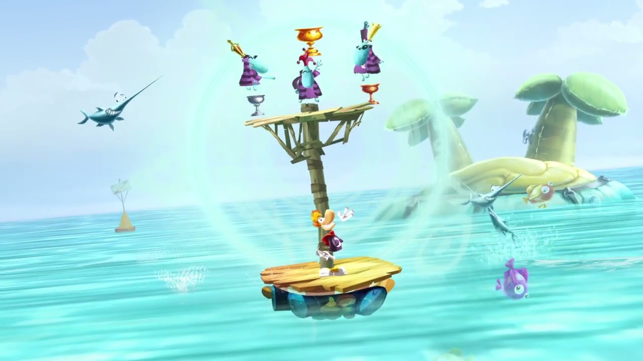 RAYMAN LEGENDS (2013) BACK TO  ORIGINS JIBBERISH JUNGLE
