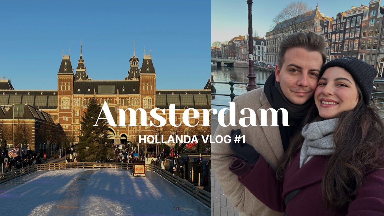 AMSTERDAM VLOG 💖 Kapsül otel, Hollanda patatesi, Müze gezileri ❄️