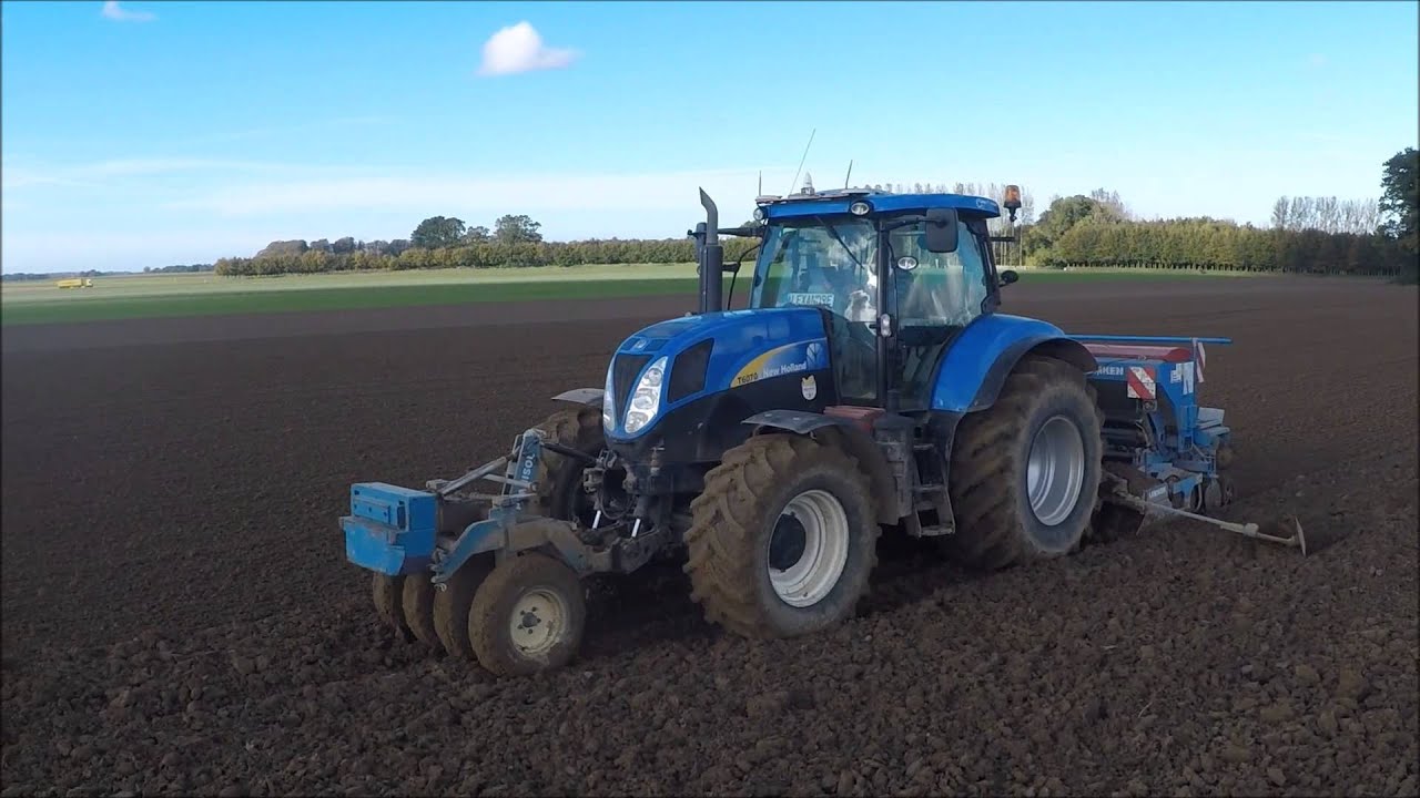 Labour et semis de blé 2015 [GoPro] [Drone]