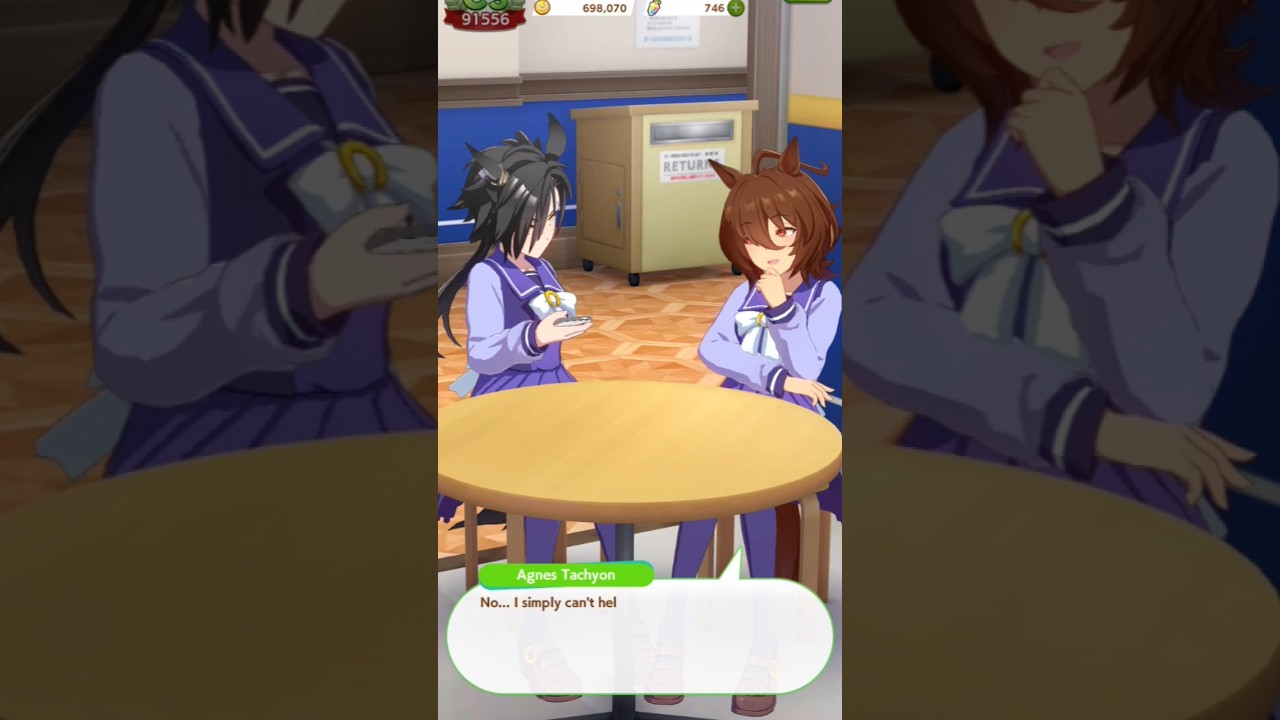 How Air Shakur interact with Agnes Tachyon (who love science)? 