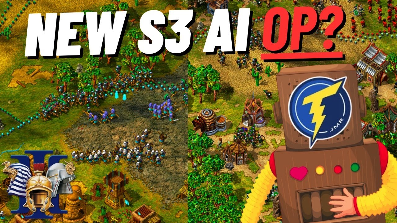 The Settlers 3 - 2 superhumans vs 18 machines