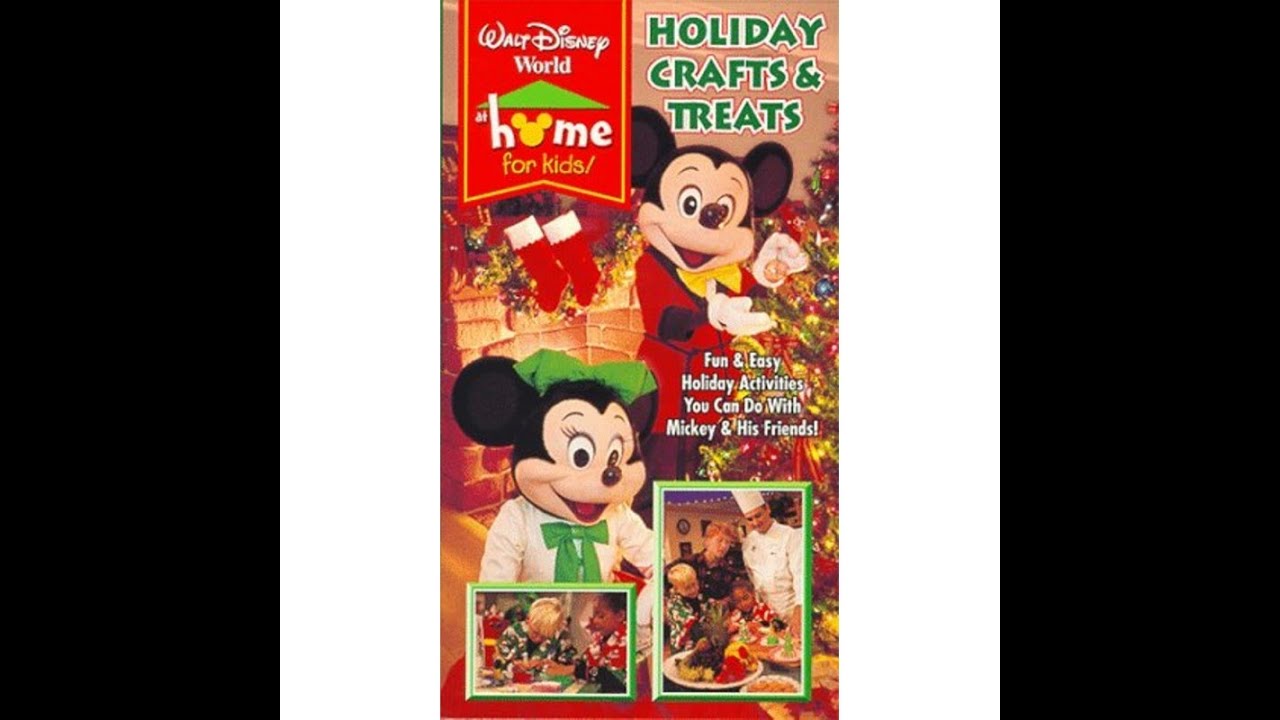 Disney Holiday Crafts & Treats VHS Video