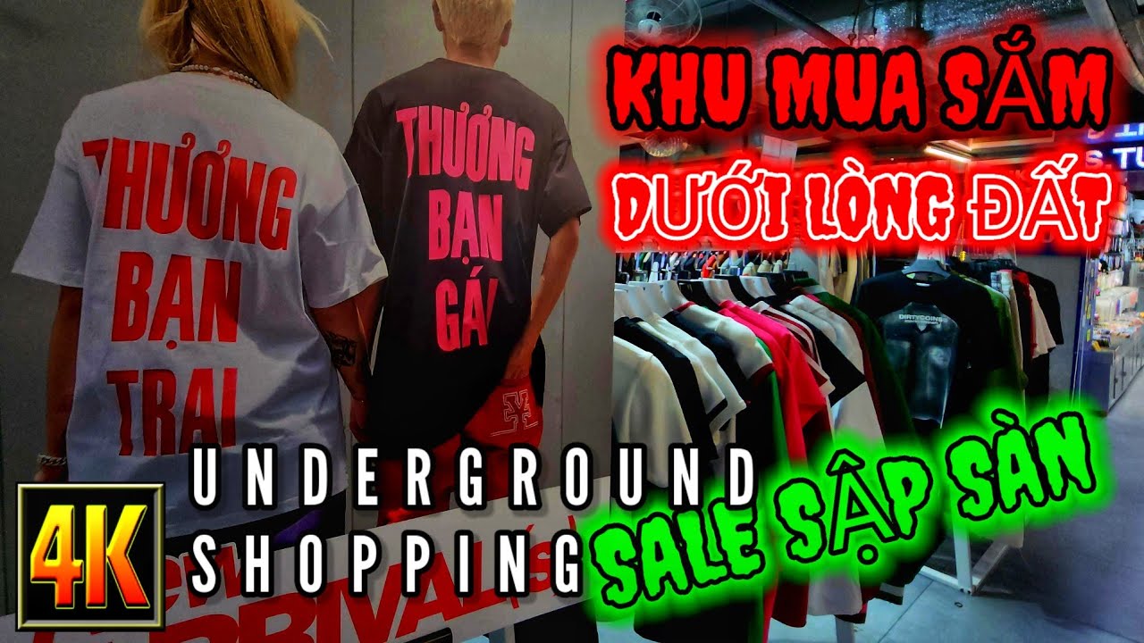 Ho Chi Minh City UNDERGROUND Shopping Tour in SAIGON Vietnam