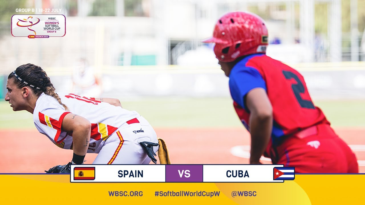 HIGHLIGHTS - Spain vs Cuba – WBSC Women’s Softball World Cup
