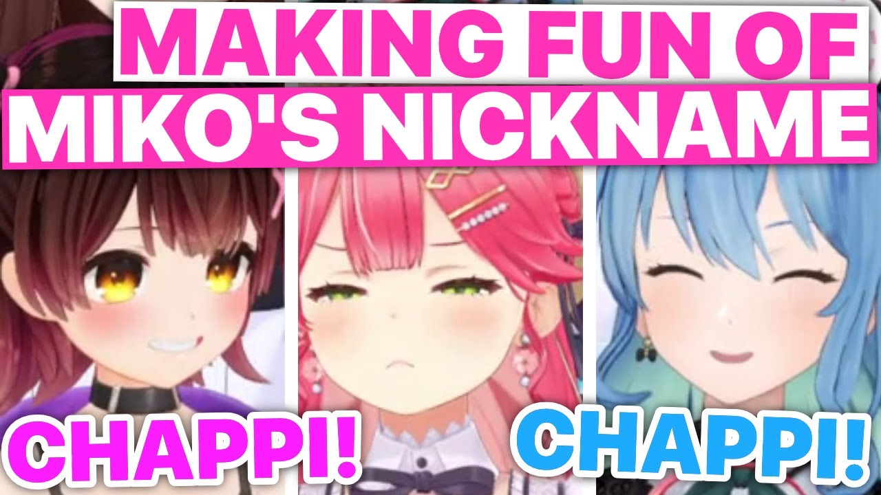 Suisei & Roboco Tease Miko About Her Nickname (Feat. Sora, Azki / Hololive) [EN Sub]
