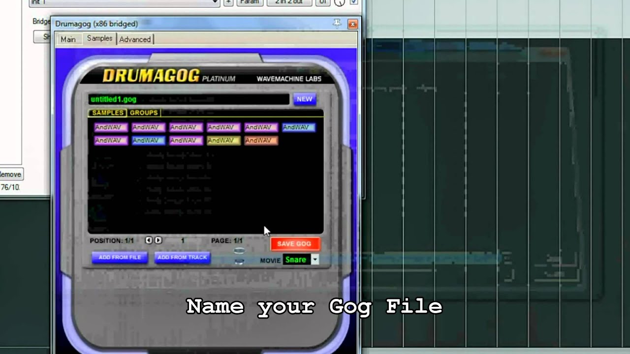 How to create a drumagog file