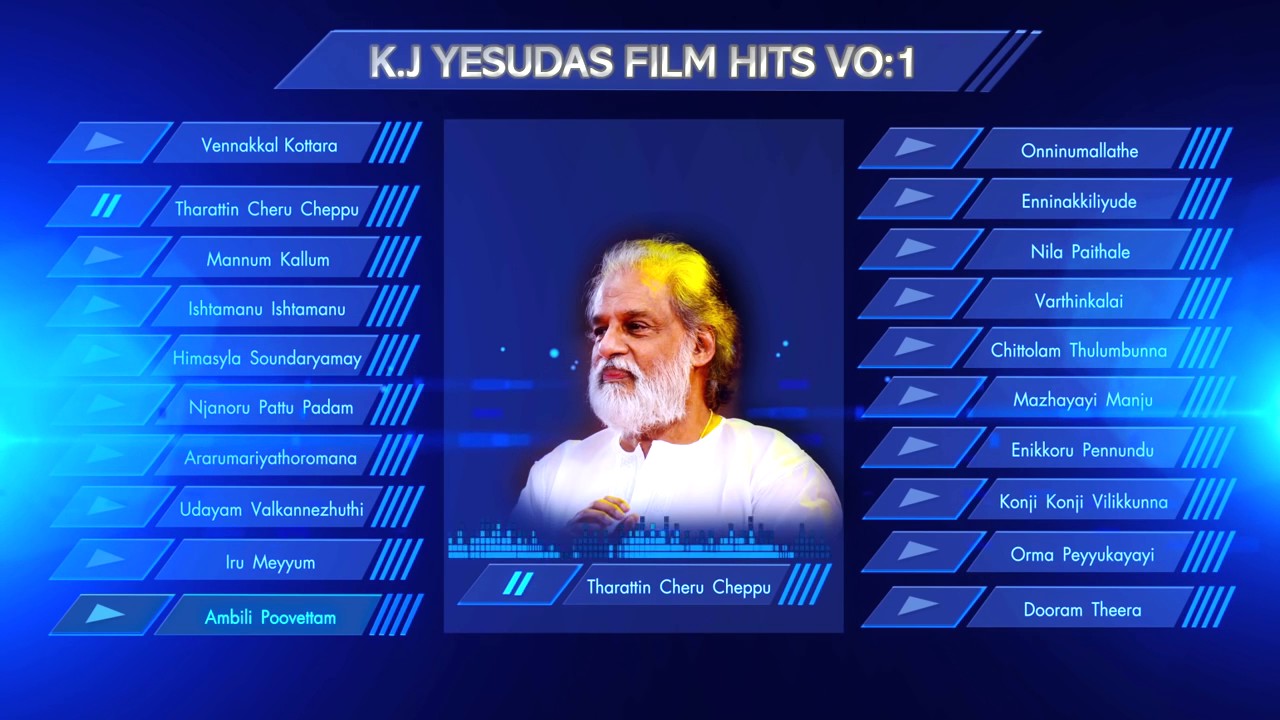 K J Yesudas Non Stop Malayalam Melody Hits | Audio Jukebox