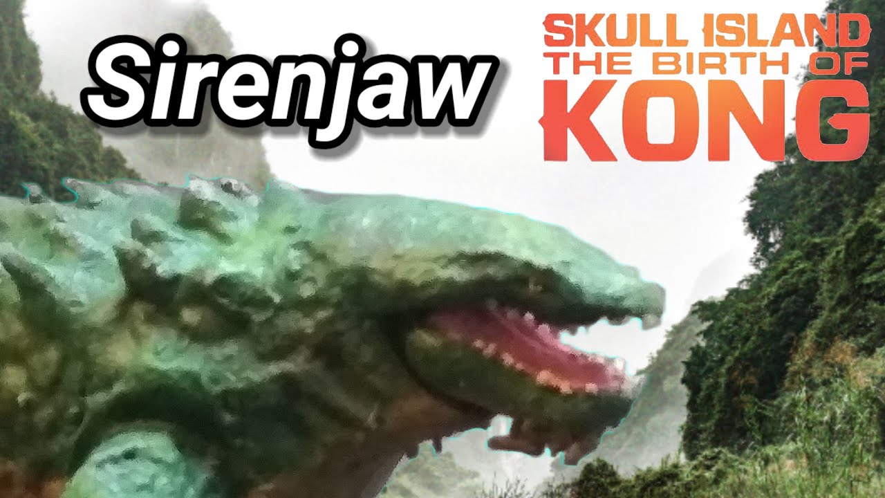 Custom Sirenjaw Figure From (Skull Island The Birth Of Kong Comic)