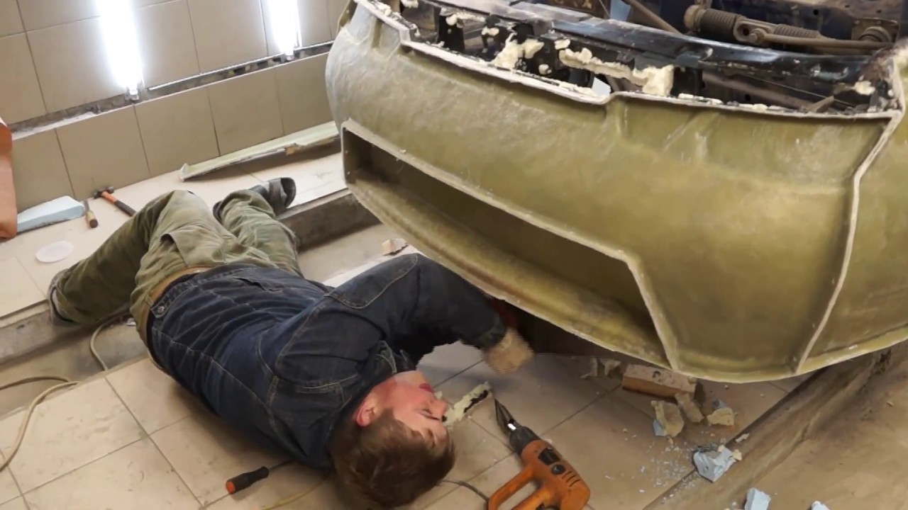Десятка! ВАЗ 2110. Подорвал матрицу из стеклопластика.