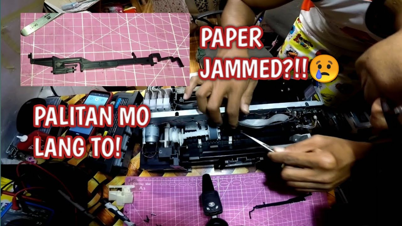 Epson L120 printer PAPER JAMMED ERROR  SOLUTION!!!