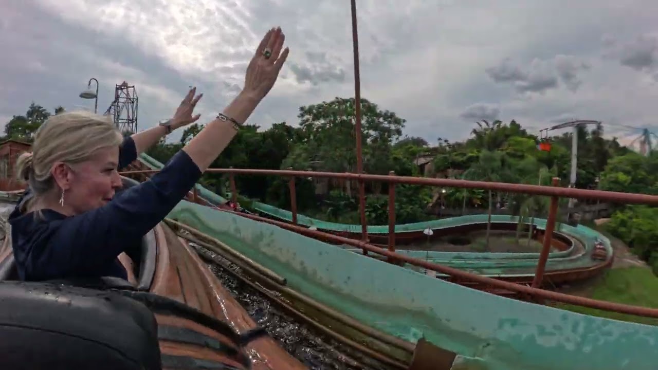 Stanley Falls Flume / Busch Gardens (POV) : 8-30-2025