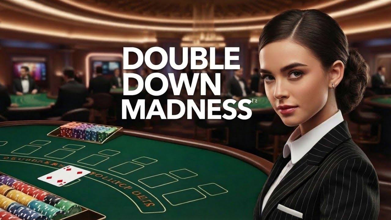 Double Down Madness BLACKJACK - (Betting Strategy Really Matters)